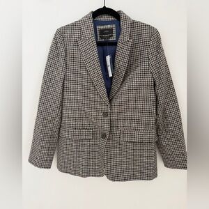 NWT J. Crew Women's Houndstooth Blazer